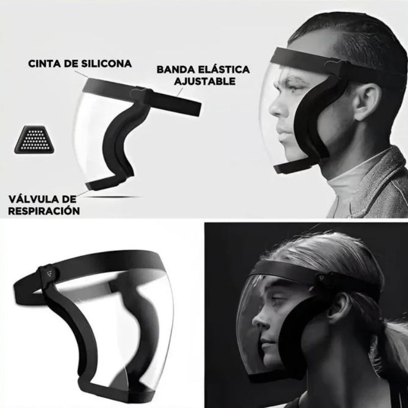 MaskProtec® Mascara de protección y visibilidad total.