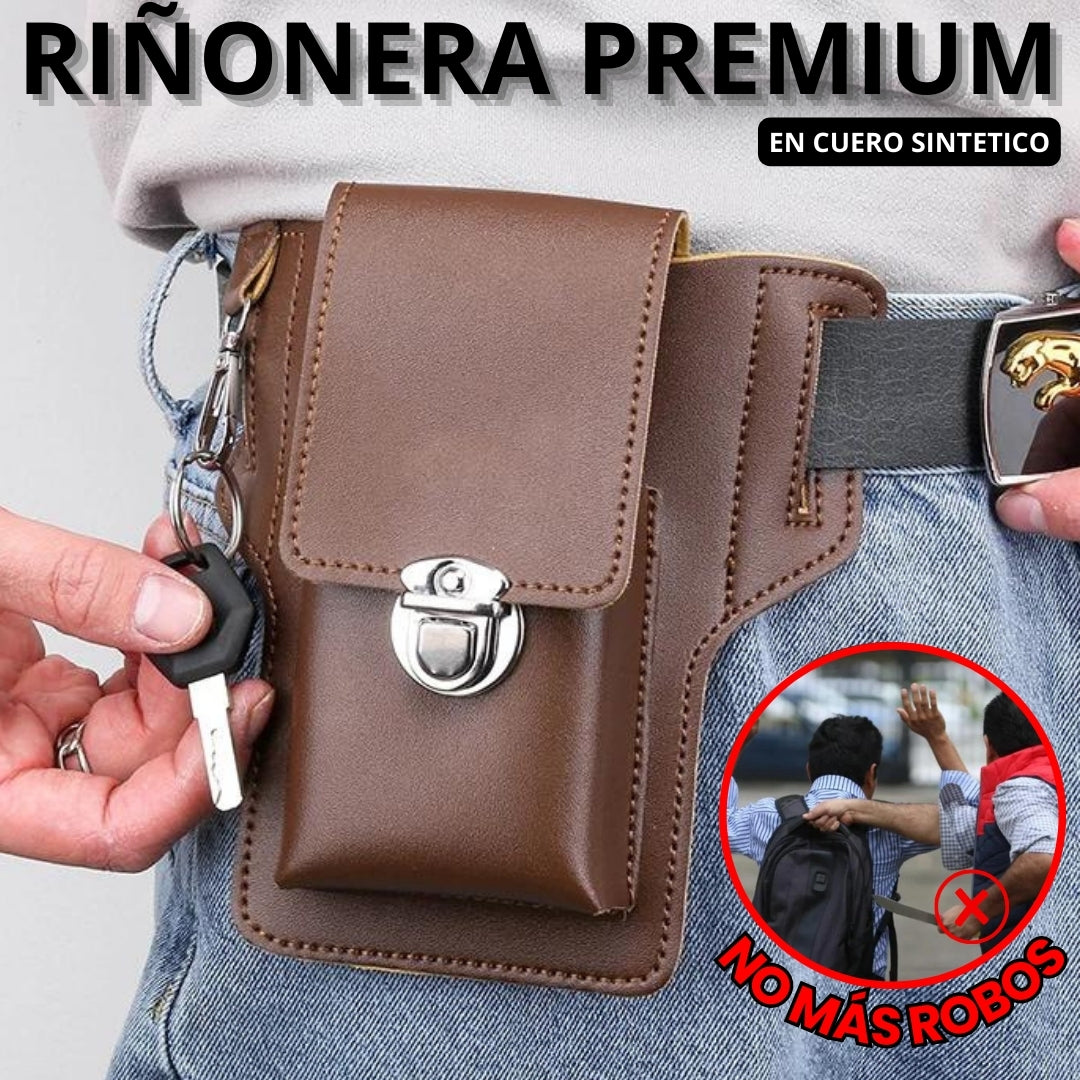 Riñonera en cuero sintetico premium - 