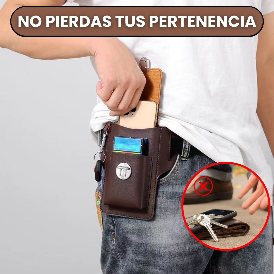 Riñonera en cuero sintetico premium - 