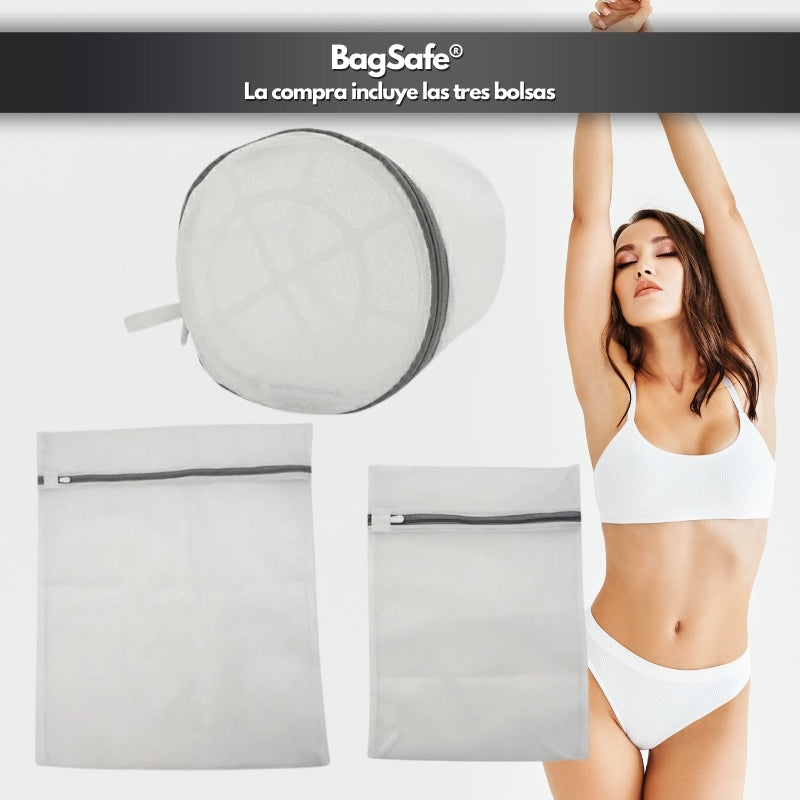 BagSafe® - Bolsa para lavadora, protectora de brasier y lencería.