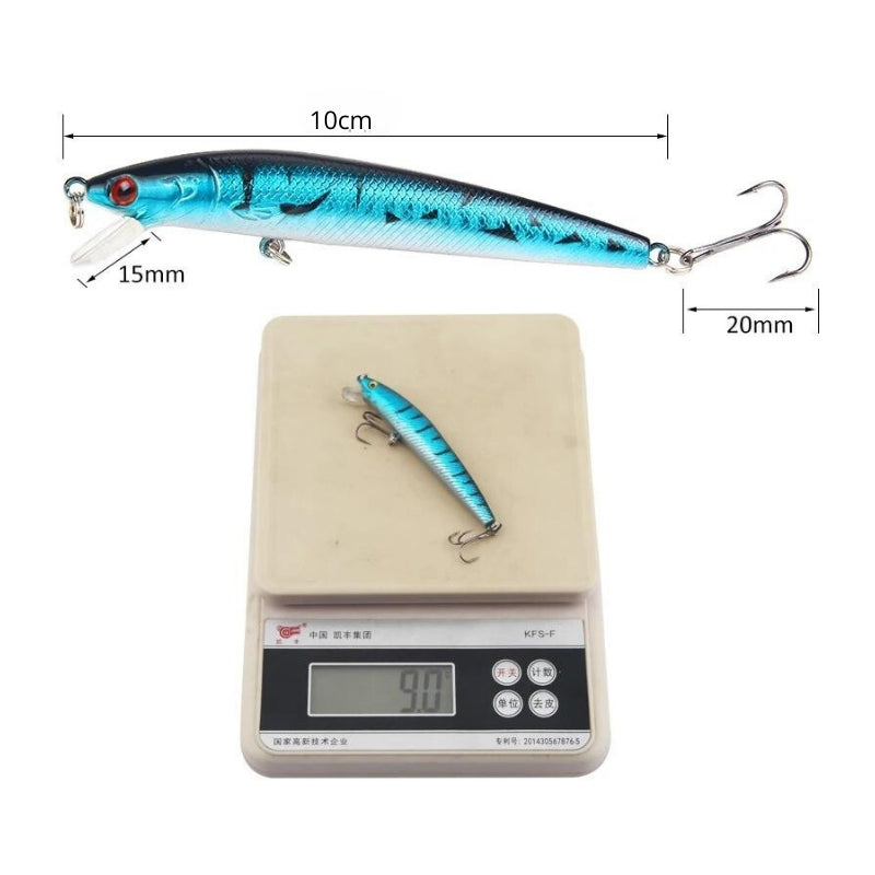 PescaFácil™ - Señuelo para pesca duro y flotante. x3