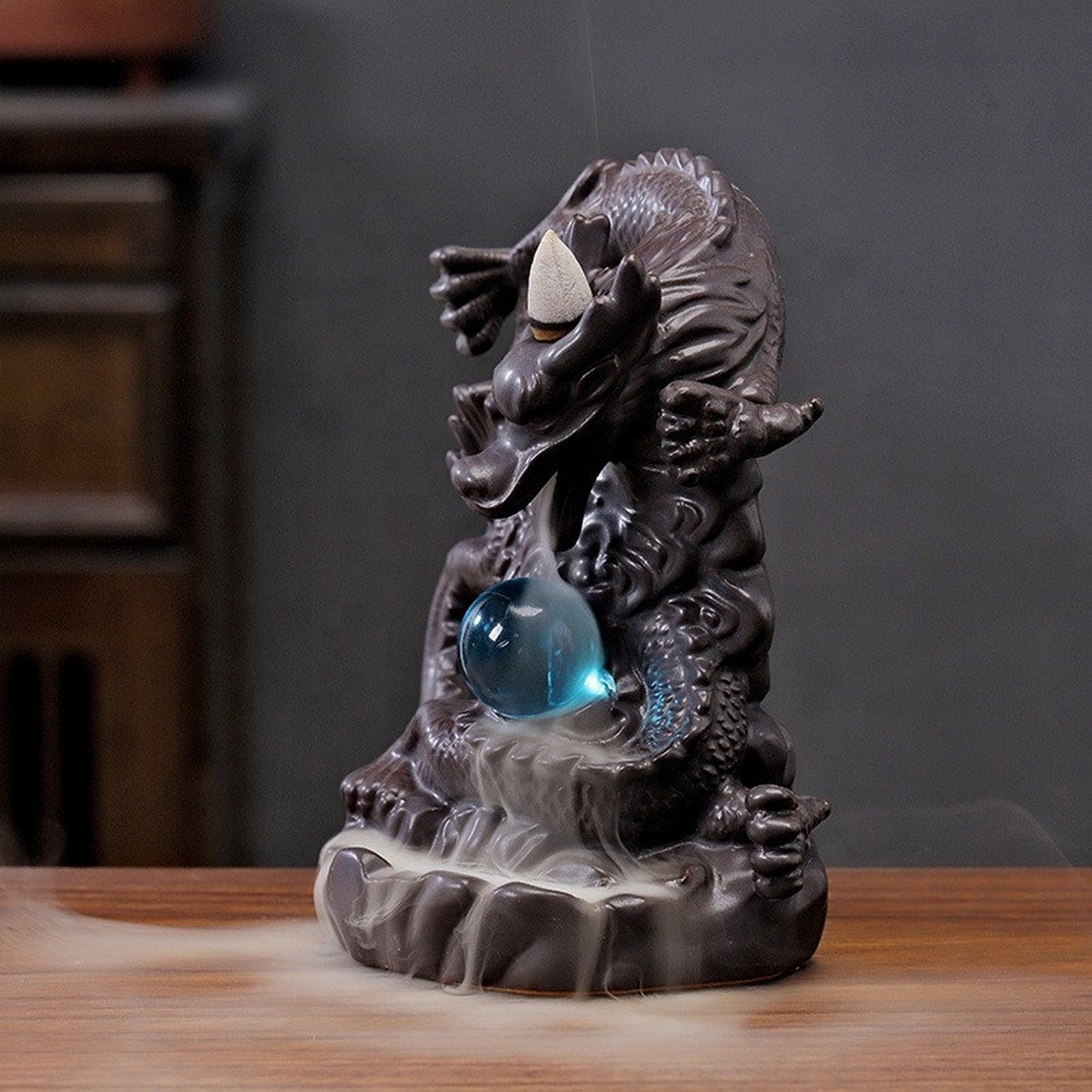 IncenseBurner™ - Quemador incienso de dragón con esfera retroiluminada