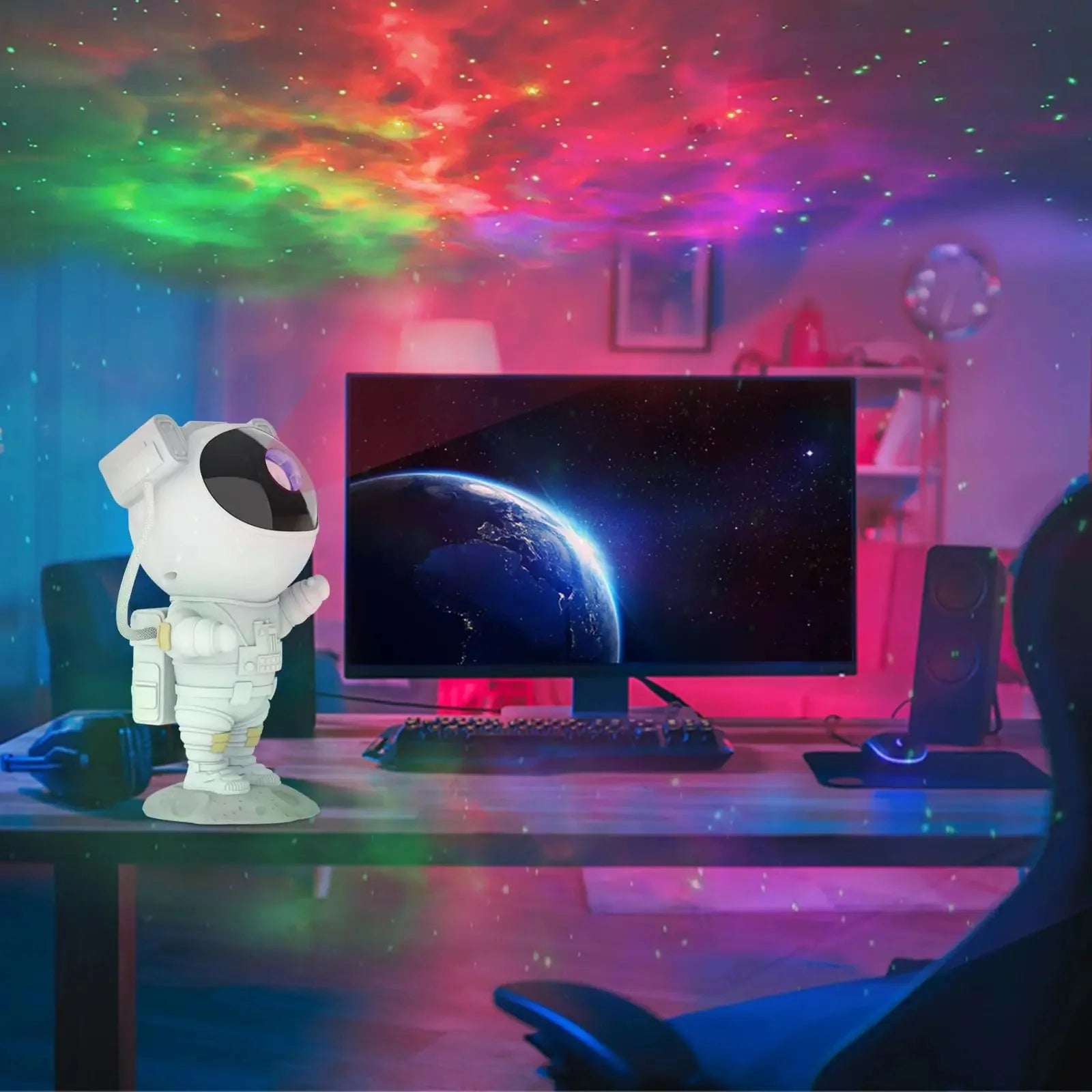 COMBO Lampara AstroLuz™ + Tapete Decorativo Antideslizante.