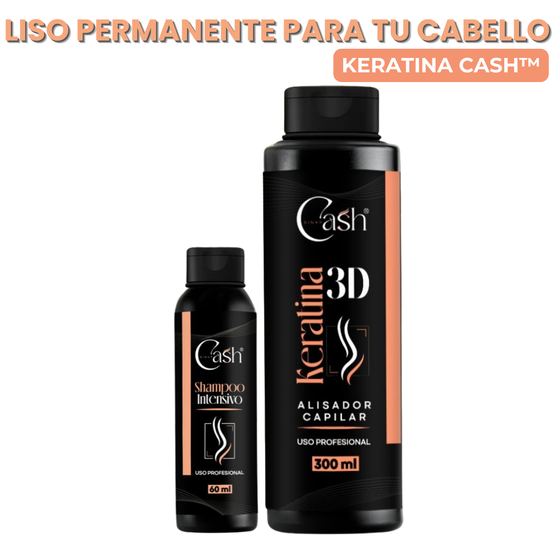 Keratina Cash™ - Fortalece y brilla tu cabello.