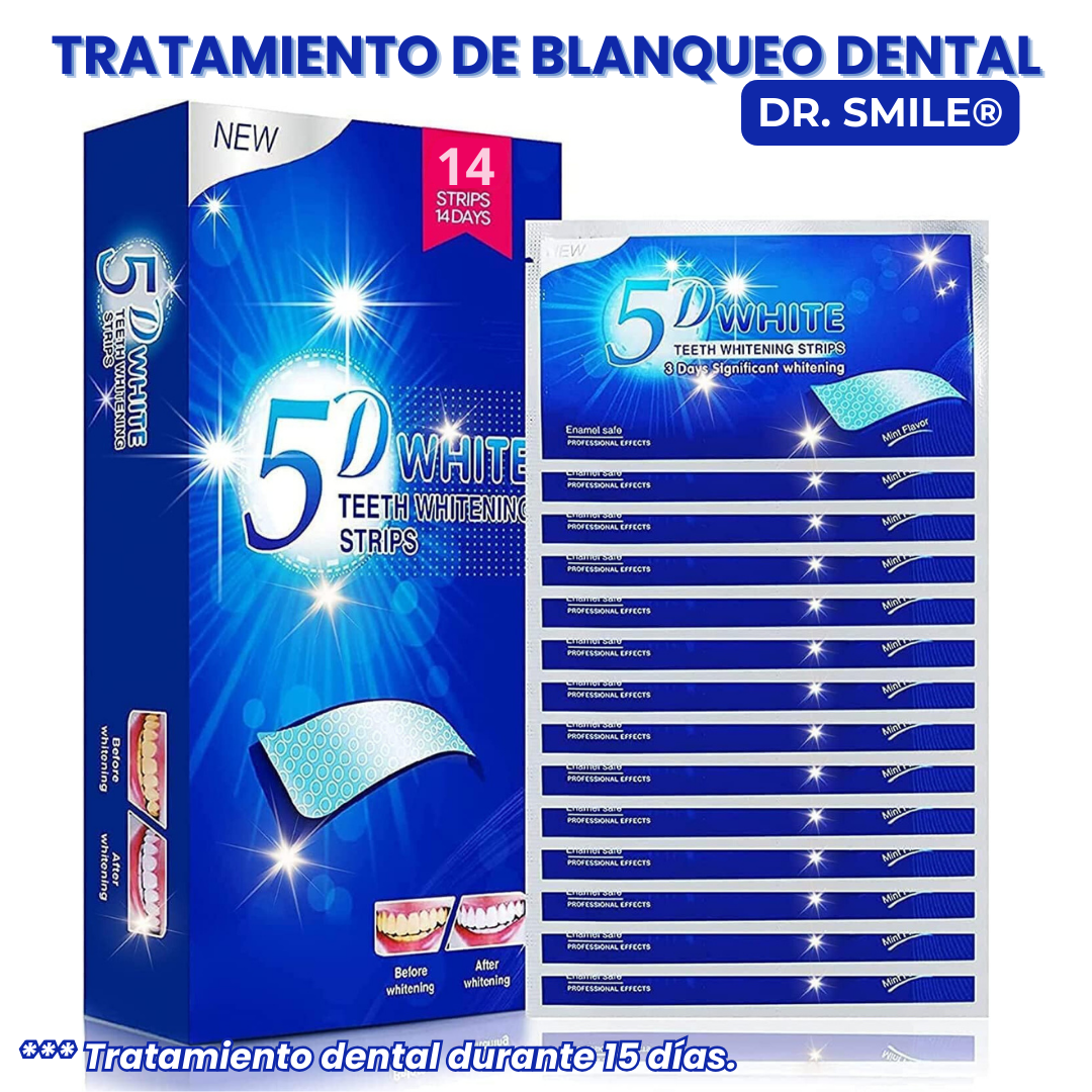 Dr. Smile® - Tratamiento de blanqueo dental x 14 Paquetes.