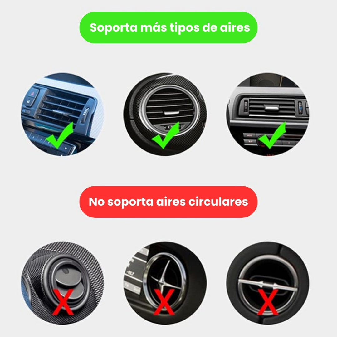 UltraSensor™ - Soporte de teléfono para carro con cargador inalámbrico