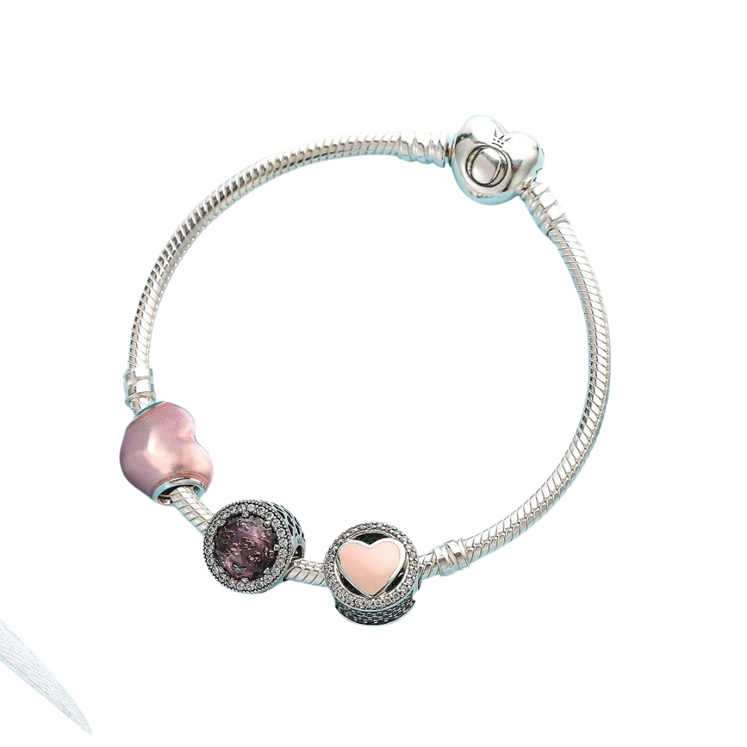 Pulsera Pandora 1.1 + 3 Charms ¡GRATIS!