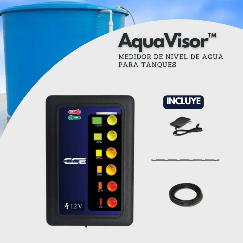 AquaVisor™ - Medidor de nivel de agua para tanques