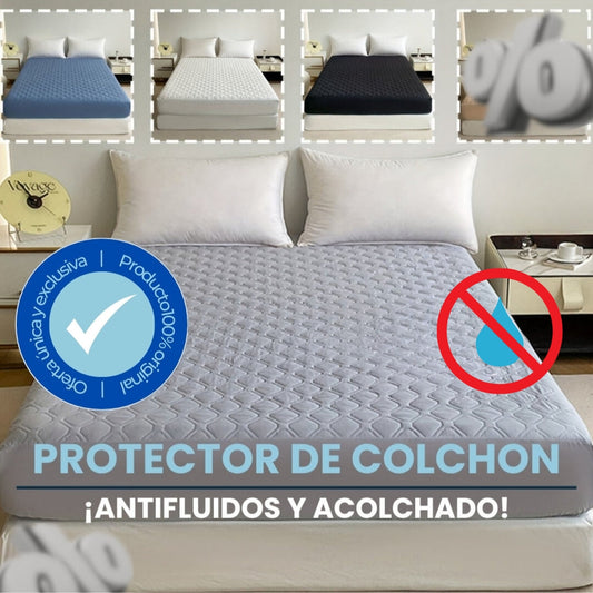 Protector de Colchón Acolchado Antifluidos