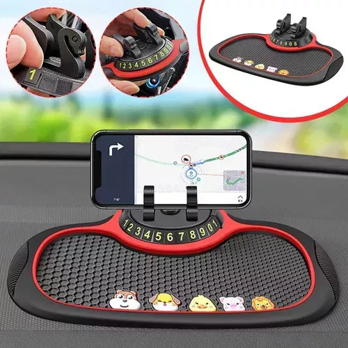 SafeSmart® - Alfombrilla antideslizante con soporte para celular