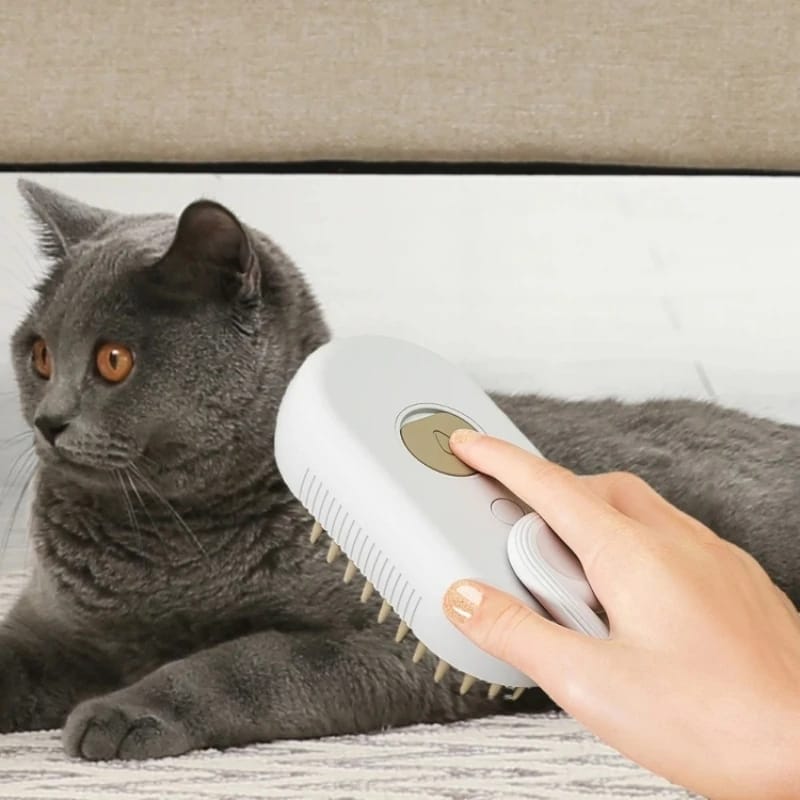Cepillo vapor eléctrico para mascotas