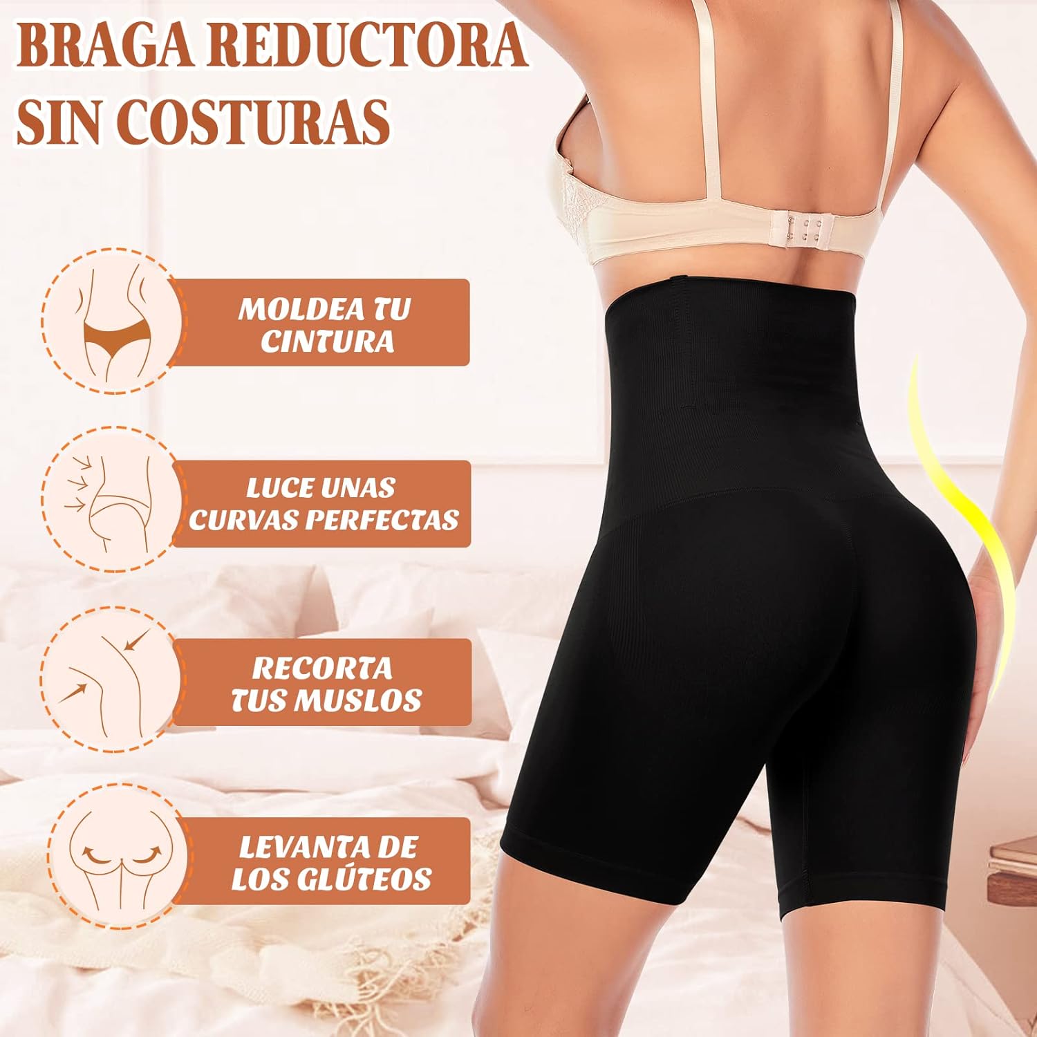 SweetBody™ Panty Moldeadora Negro