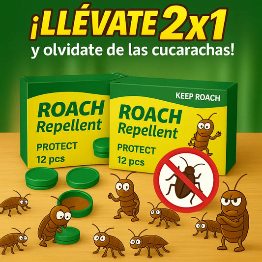2x1 RoachKill® Cebo actúa rápido, elimina todo tipo cucarachas.