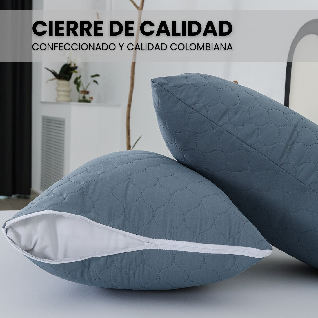 2 Protectores de almohada antifluidos