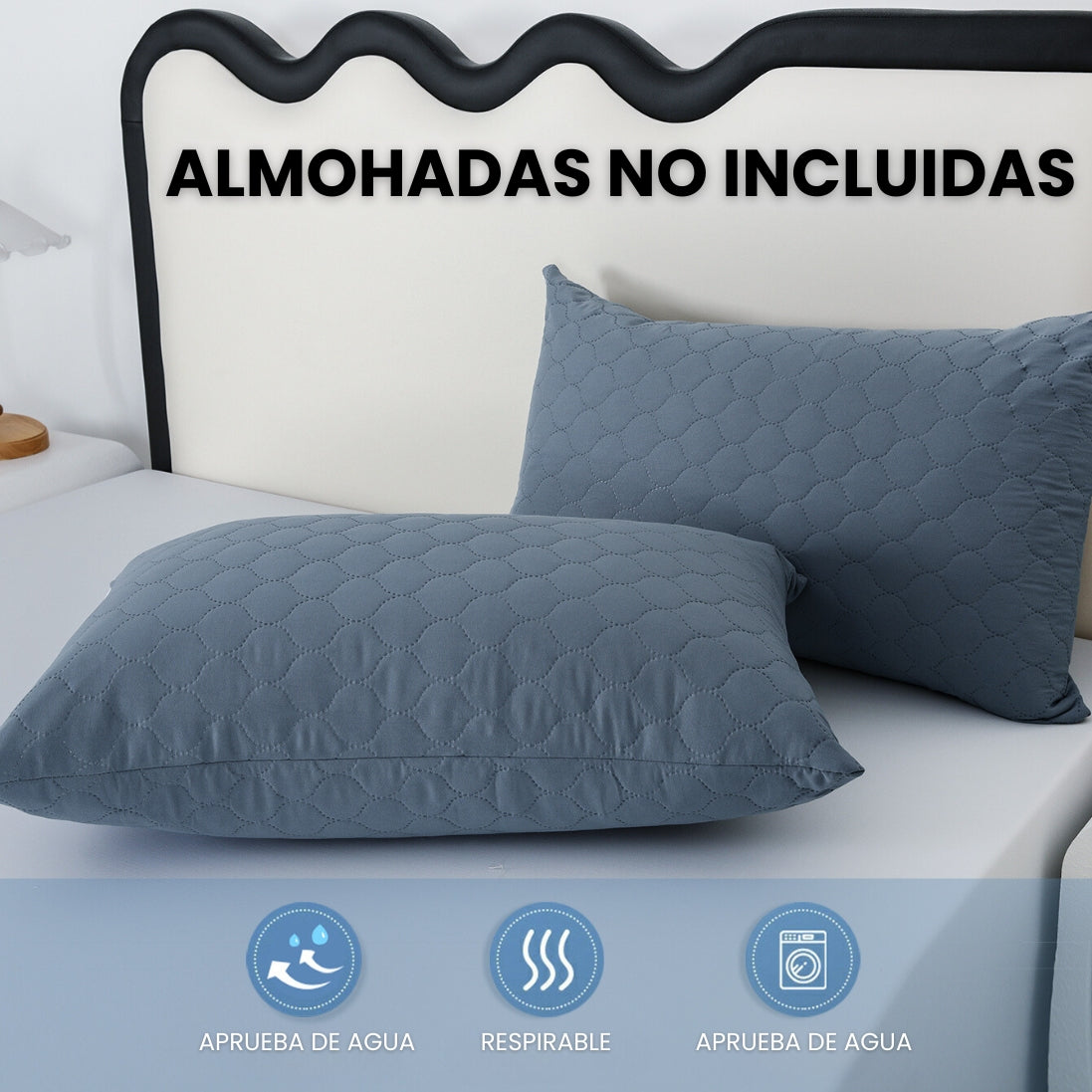 2 Protectores de almohada antifluidos